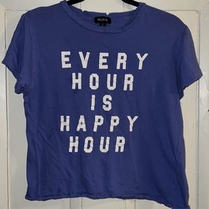 Wildfox ‘every hour is happy hour’ t-shirt